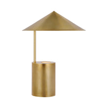Load image into Gallery viewer, Orsay LED Table Lamp in Hand-Rubbed Antique Brass.