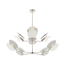 Load image into Gallery viewer, Osiris Chandelier in Polished Nickel (Large).