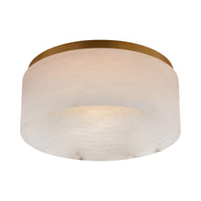 Load image into Gallery viewer, Otto LED Semi Flush Mount Ceiling Light in Antique-Burnished Brass (Medium).