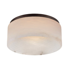 Load image into Gallery viewer, Otto LED Semi Flush Mount Ceiling Light in Bronze (Medium).