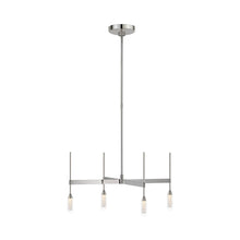 Load image into Gallery viewer, Overture Grande LED Chandelier in Polished Nickel (Downlight).