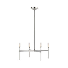 Load image into Gallery viewer, Overture Grande LED Chandelier in Polished Nickel (Uplight).