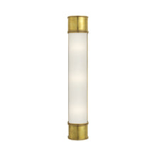 Load image into Gallery viewer, Oxford Bath Wall Light in Antique-Burnished Brass (Large).