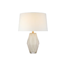 Load image into Gallery viewer, Palacios Table Lamp in White Glass.