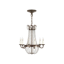 Load image into Gallery viewer, Paris Flea Market Chandelier in Sheffield Silver (Petite).