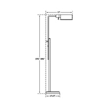 Load image into Gallery viewer, Pask Pharmacy Floor Lamp - line drawing.