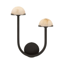 Load image into Gallery viewer, Pedra Assymetrical LED Wall Light in Right/Bronze.