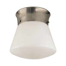 Load image into Gallery viewer, Perry Flush Mount Ceiling Light in Antique Nickel.