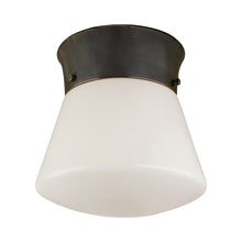Load image into Gallery viewer, Perry Flush Mount Ceiling Light in Bronze.