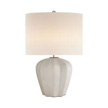 Load image into Gallery viewer, Pierrepont Table Lamp in Bone Craquelure.