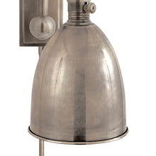 Load image into Gallery viewer, Pimlico Double Swing Arm Wall Light in Detail.