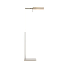 Load image into Gallery viewer, Precision Pharmacy LED Floor Lamp in Polished Nickel.