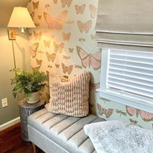 Load image into Gallery viewer, Primitive Swing Arm Wall Light in living room.