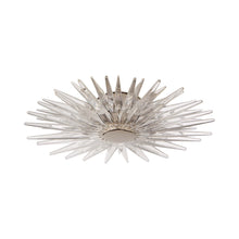 Load image into Gallery viewer, Quincy Sputnik LED Flush Mount Ceiling Light in Polished Nickel.