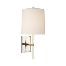 Load image into Gallery viewer, Refined Rib Wall Light in China White.