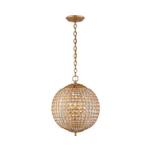 Load image into Gallery viewer, Renwick Chandelier in Gild (Small).