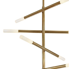 Load image into Gallery viewer, Rousseau Articulating LED Chandelier in Detail.