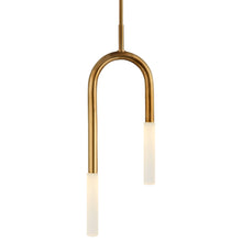 Load image into Gallery viewer, Rousseau Asymmetric LED Pendant Light in Detail.