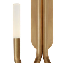 Load image into Gallery viewer, Rousseau Double LED Wall Light in Detail.