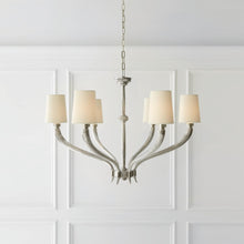 Load image into Gallery viewer, Ruhlmann Chandelier in Detail.