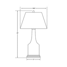 Load image into Gallery viewer, Sawyer Table Lamp - line drawing.