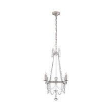 Load image into Gallery viewer, Sharon Chandelier in Burnished Silver Leaf (Small).