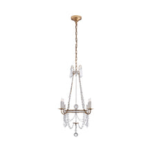 Load image into Gallery viewer, Sharon Chandelier in Gilded Iron (Small).