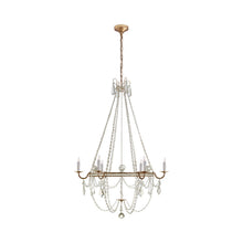 Load image into Gallery viewer, Sharon Chandelier in Gilded Iron (Medium).