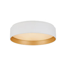 Load image into Gallery viewer, Shaw LED Flush Mount Ceiling Light in Matte White (Small).