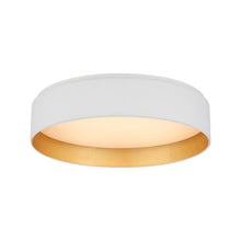 Load image into Gallery viewer, Shaw LED Flush Mount Ceiling Light in Matte White (Medium).