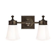 Load image into Gallery viewer, Siena Double Wall Light in Bronze.