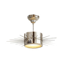 Load image into Gallery viewer, Soleil Semi Flush Ceiling Light in Polished Nickel (Medium).
