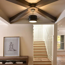 Load image into Gallery viewer, Soleil Semi Flush Ceiling Light in living room.