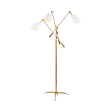 Load image into Gallery viewer, Sommerard Floor Lamp in White.
