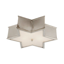 Load image into Gallery viewer, Sophia Flush Mount Ceiling Light in Polished Nickel (Large).