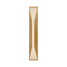 Load image into Gallery viewer, Stetto Outdoor LED Wall Light in Large/Antique-Burnished Brass.