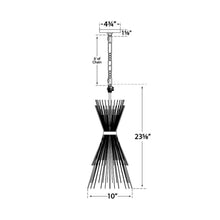 Load image into Gallery viewer, Strada Chandelier - line drawing.