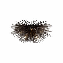 Load image into Gallery viewer, Strada Flush Mount Ceiling Light in Aged Iron (Small).