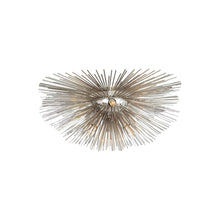 Load image into Gallery viewer, Strada Flush Mount Ceiling Light in Polished Nickel (Small).
