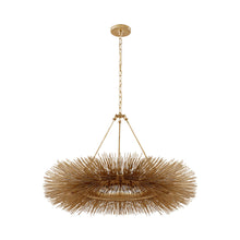 Load image into Gallery viewer, Strada Ring Chandelier in Gild.