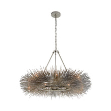 Load image into Gallery viewer, Strada Ring Chandelier in Polished Nickel.