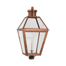Load image into Gallery viewer, Stratford Outdoor Gas Post Light in Soft Copper.