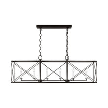 Load image into Gallery viewer, Beatrix Linear Pendant Light in Aged Iron.