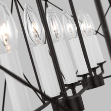 Load image into Gallery viewer, Beatrix Linear Pendant Light in Detail.