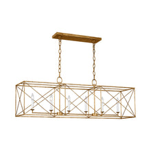 Load image into Gallery viewer, Beatrix Linear Pendant Light in Detail.