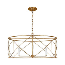 Load image into Gallery viewer, Beatrix Pendant Light in Antique Gild (X-Large).