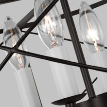Load image into Gallery viewer, Beatrix Semi Flush Mount Ceiling Light in Detail.