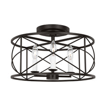 Load image into Gallery viewer, Beatrix Semi Flush Mount Ceiling Light in Detail.