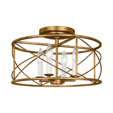Load image into Gallery viewer, Beatrix Semi Flush Mount Ceiling Light in Detail.