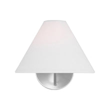 Load image into Gallery viewer, Burke Bath Wall Light in Brushed Steel.